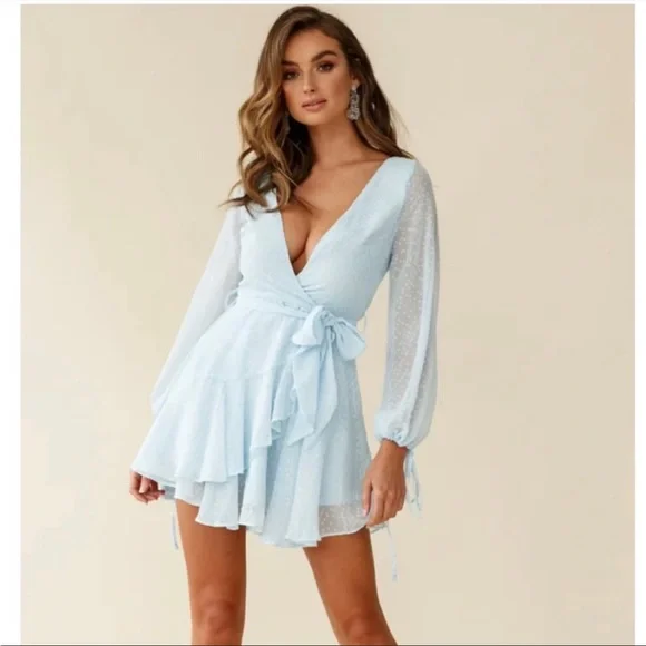 sachin and babi light blue dress Large Black Evening Dress with Sequin Chiffon, V-Neck Square, Long Sleeve,  Sweep Train, Plus Sizes from Dhgate Evening Dresses